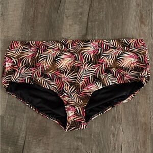 26W Lands End high waisted bikini bottom